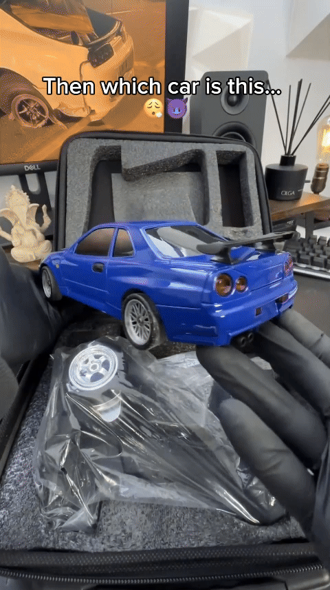 Skyline R34 DRIFT CAR 1:18