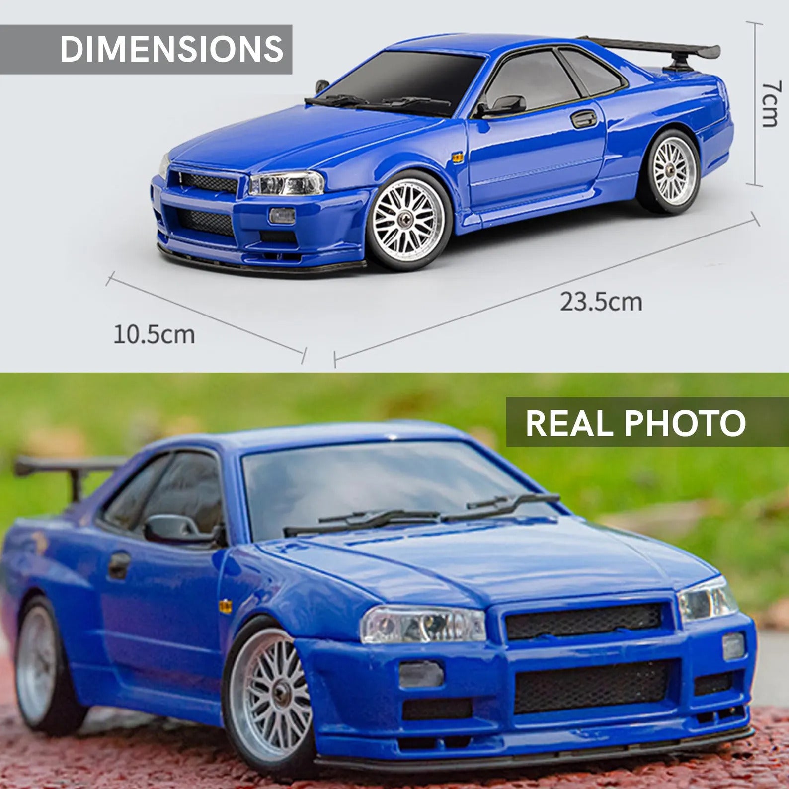 Skyline R34 DRIFT CAR 1:18