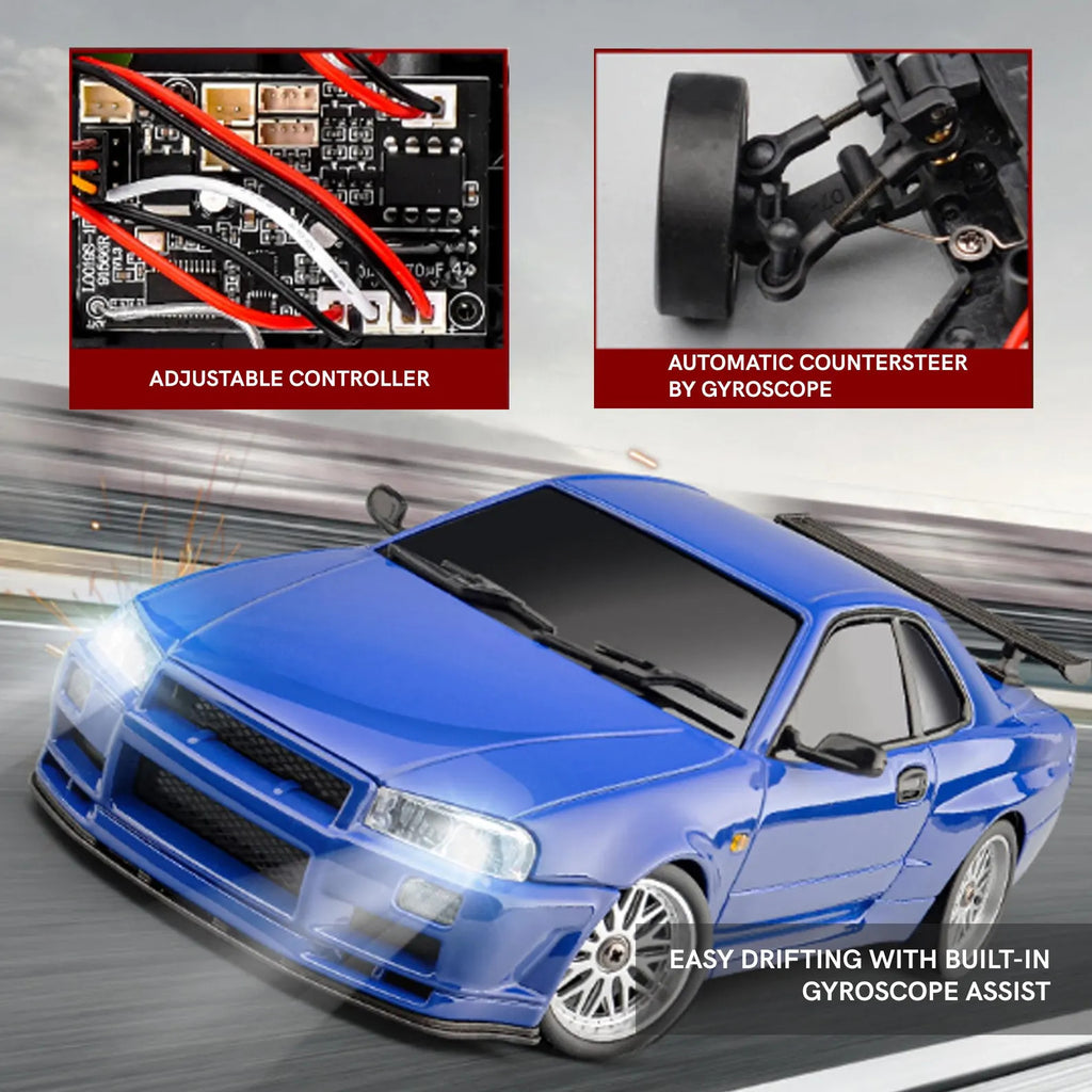 Skyline R34 DRIFT CAR 1:18